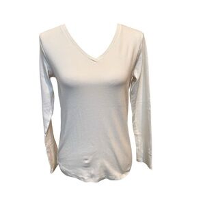 BCG White Long Sleeve Top size‎ medium